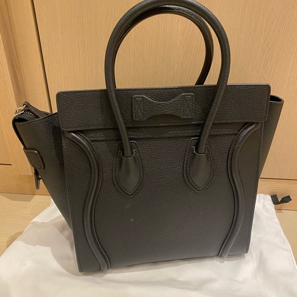 Celine Micro Luggage - Pebbled Black - Picture 2 of 5